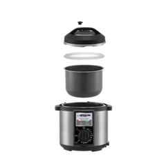 Arshia Pressure Cookers, 6Lit, 1000Watts, Silver - 2595
