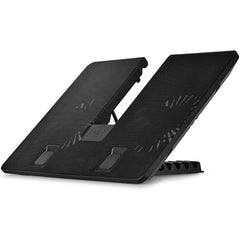 Deepcool U Pal 2x140mm Fans Adjustable Usb 3.0 Laptop Stand W/ Cooler Black - CompuMe