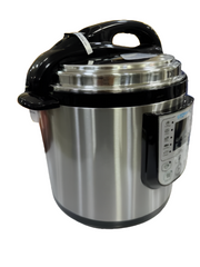 Stork Digital Pressure Cooker, 6Lit, 1000Watts, Stainless Steel - Ec-st606