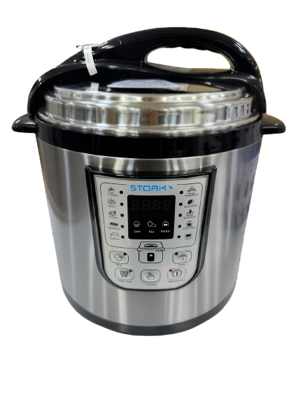 Stork Digital Pressure Cooker, 10Lit, 1300Watts, Stainless Steel - Ec-st1010
