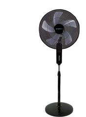 Stork Stand Fan 20Inch, 3Speeds, 5Blades, 70Watts, Remote Control, Black - FS-ST2420 R