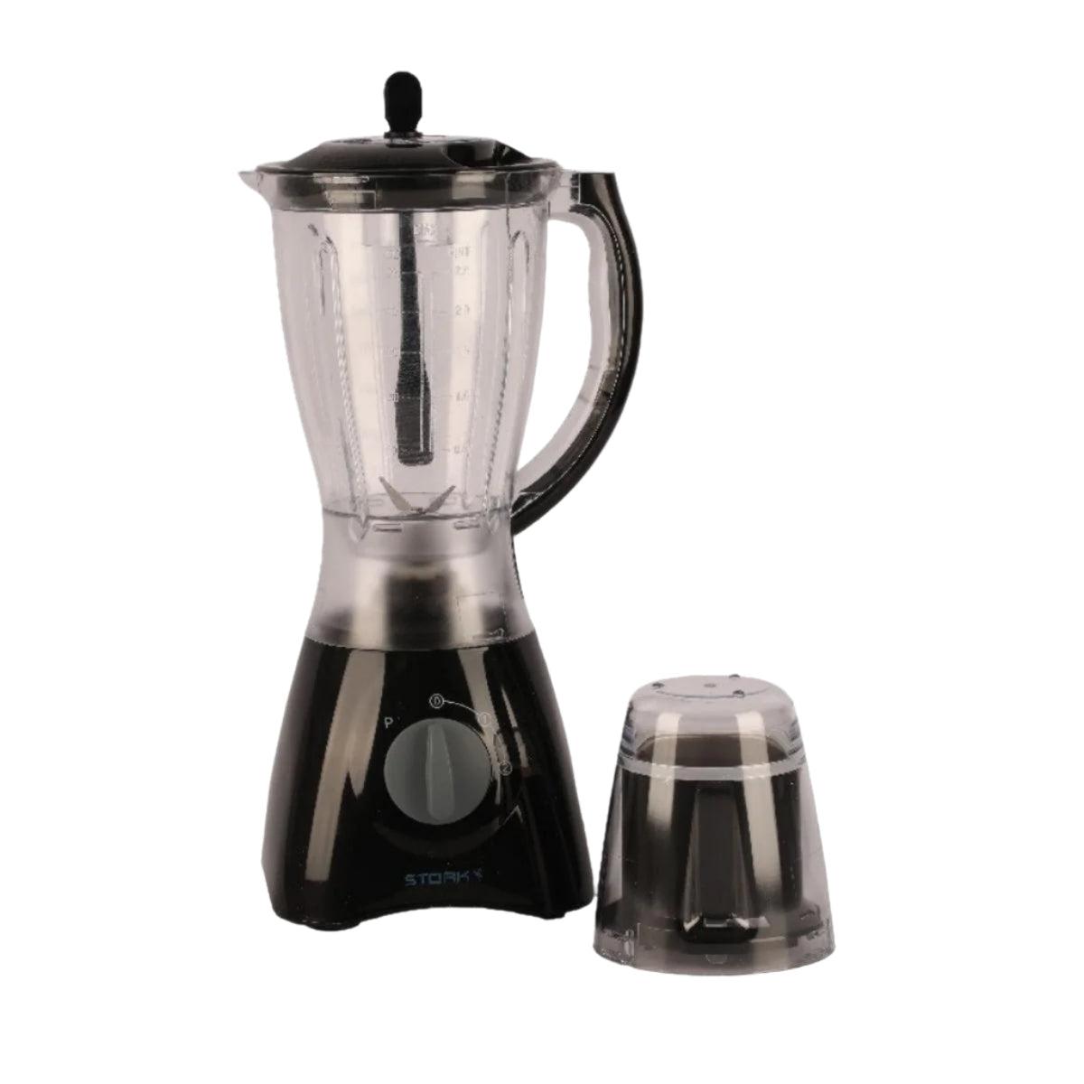 Blender Stork Plastic 2 In 1, 350Watts, Black - BL-ST1441