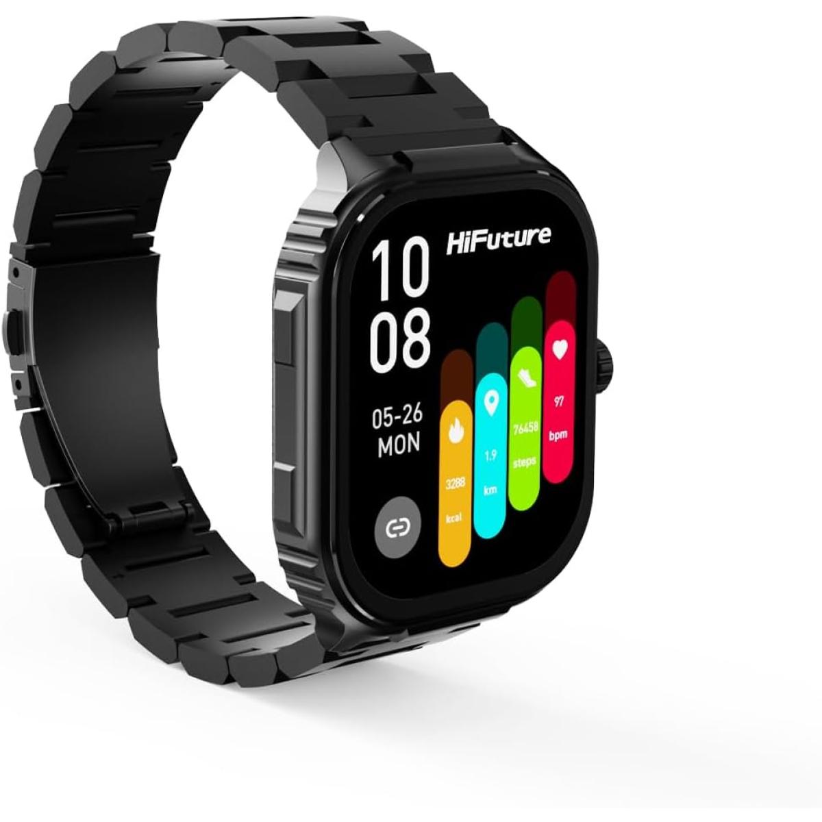Hifuture ULTRA3 Pro Stainless Steel Smart Calling Watch, monitor