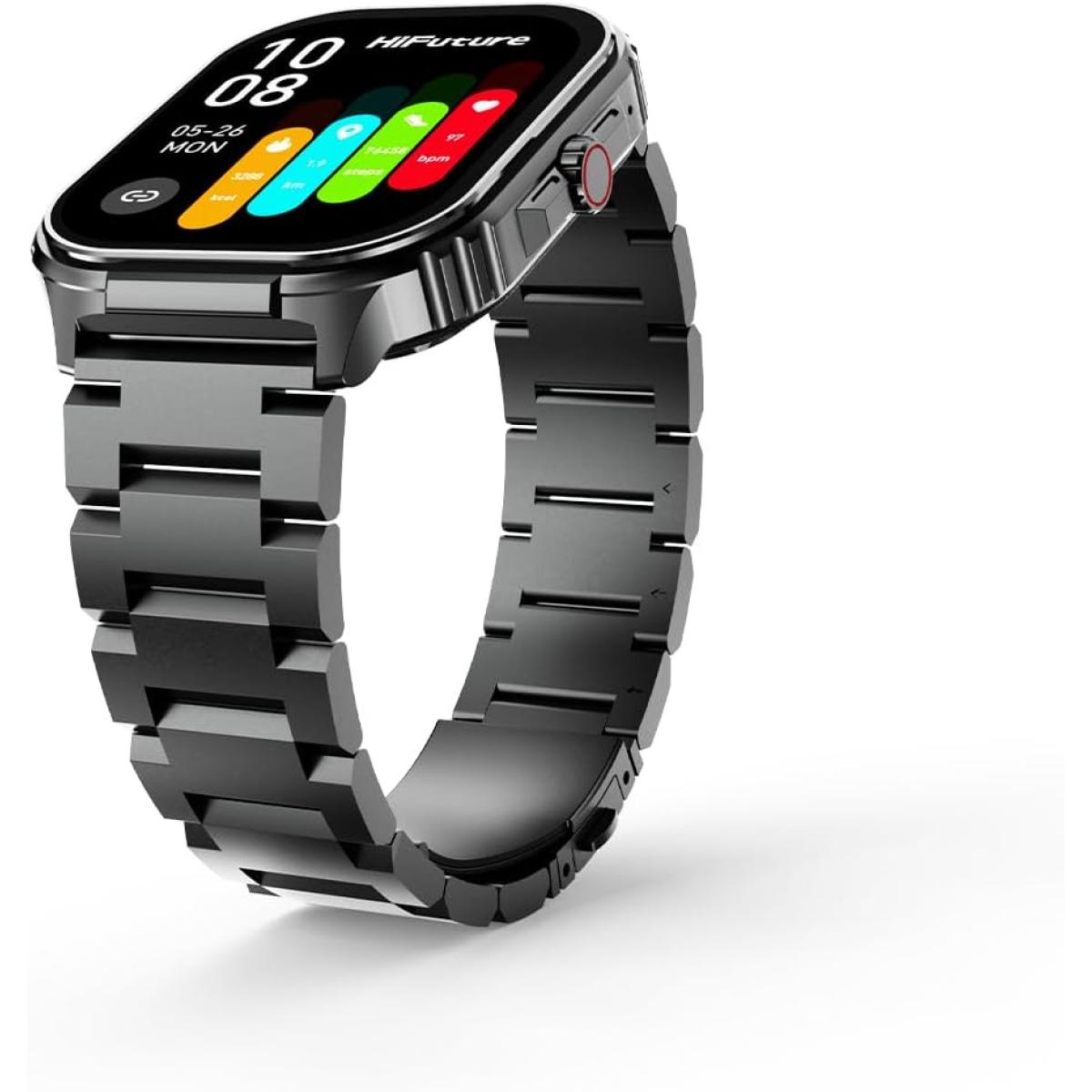 Hifuture ULTRA3 Pro Stainless Steel Smart Calling Watch, monitor