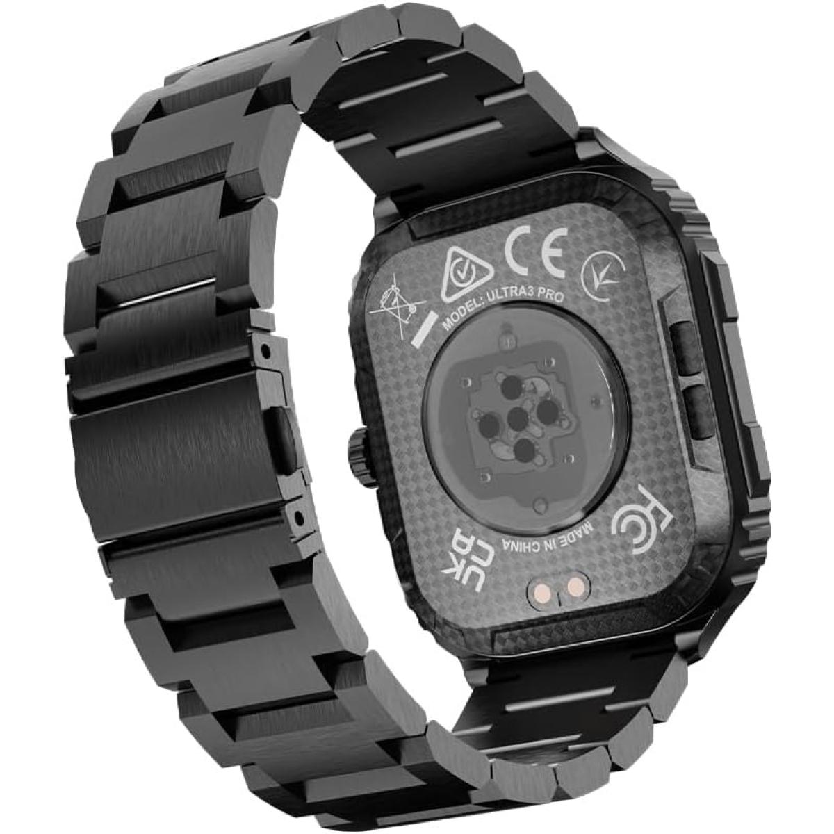Hifuture ULTRA3 Pro Stainless Steel Smart Calling Watch, monitor