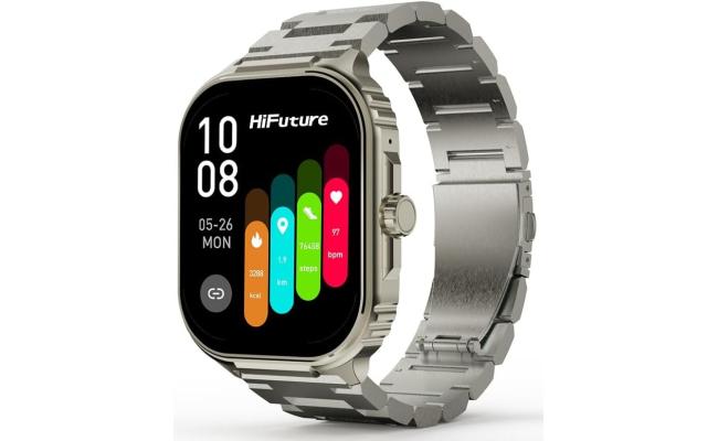 Hifuture ULTRA3 Pro Stainless Steel Smart Calling Watch, monitor