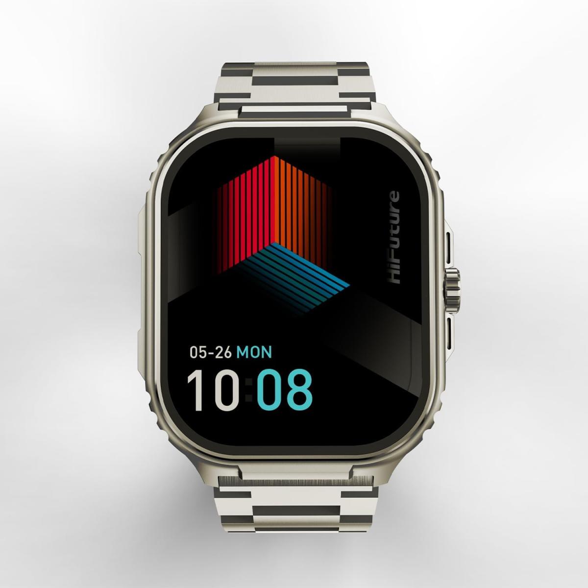 Hifuture ULTRA3 Pro Stainless Steel Smart Calling Watch, monitor