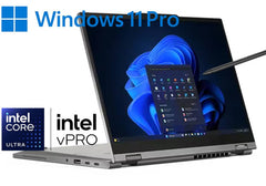 Business Laptop Lenovo ThinkPad L13 2-in-1 Gen 6, Intel Core Ultra 7 255U 5.2GHz, 16GB LPDDR5x-7467, 1TB PCIe SSD Gen 4, 13.3" FHD+ (1920 x 1200) IPS 100% sRGB Touchscreen, w/ Integrated Pen - Windows 11 Pro - 3 Year Warranty
