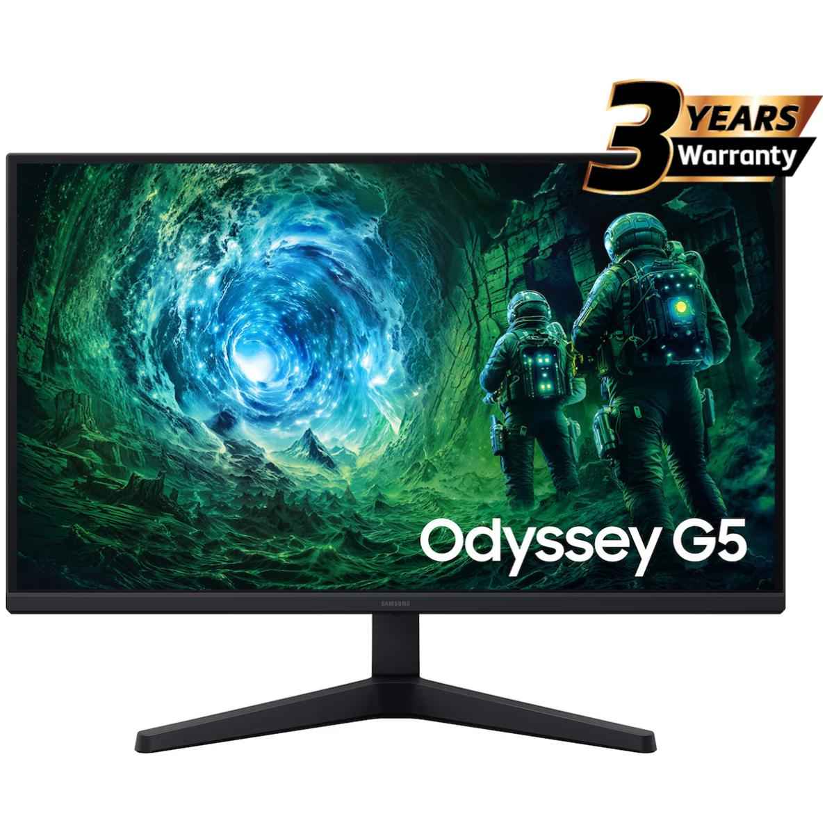 Samsung Odyssey G5 (2026) (FG532) 27" Flat Monitor IPS 2K (2560 x 1440) 200Hz 1ms(MPRT), HDR10, 72% NTSC 1976 Gamut , 8 Bit, AMD FreeSync Premium