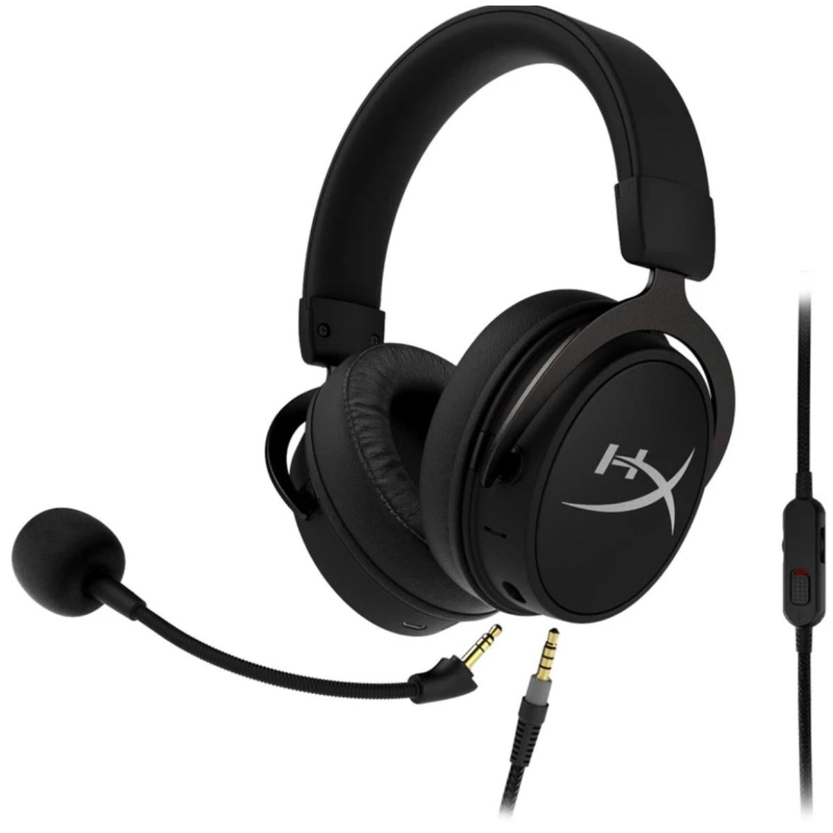 HyperX Cloud MIX - Wired Gaming Headset + Bluetooth, Game and Go, Detachable Microphone, Lightweight, Multi Platform Compatible - Black