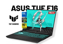 ASUS TUF Gaming Laptop F16 FX607VU Intel® Core™ 7 Processor 240H 5.2GHz, NVIDIA® GeForce RTX™ 4050 6GB GDDR6 (194 AI TOPs), 16GB DDR5, 16" FHD+ IPS 144Hz - Mecha Gray