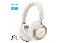 Anker Soundcore Space One Pro, FlexiCurve Over-Ear Headphone, Adaptive Active Noise Cancelling Headphones Driven by 6 Mics, 60H Lossless Audio, Ultra-Fast Charging, Hi-Res Wireless, Comfortable Fit - 18 Month Warranty