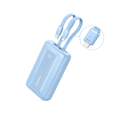 Anker Power Bank (10K,30W, Built-In USBC+Lightning Cable)