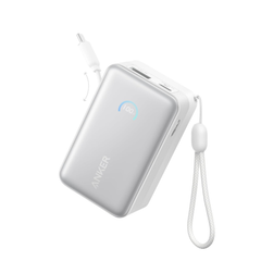 Anker Nano Power Bank (10K, 45W, Built-In Retractable USB-C Cable)