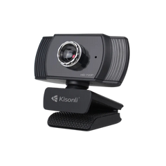 Kisonli HD-723 High Definition Rotatable HD Webcams Computer 720P Webcam with Dual Microphone for PC Laptop
