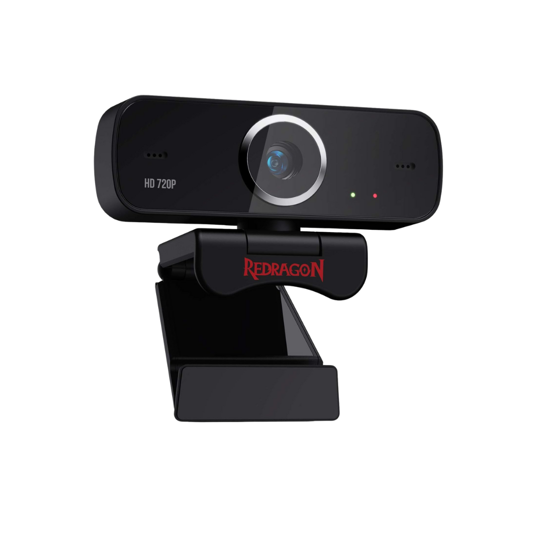 Redragon Webcam Gamer and Streamer Fobos 2 720p GW600-1, Black - CompuMe