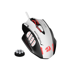 Redragon M908 Wired RGB MMO Gaming Mouse 24000 DPI Remapping Keys | Stable Lag-Free Connection, Redefine Keybinding Macro, Vibing Backlight, Ergonomic Grip Body Comfort