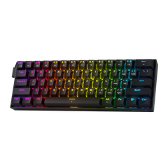 Redragon K617 HE Rapid Trigger Gaming Keyboard, 60% 61 Keys Wired Mechanical Keyboard w/Hyper-Fast Actuation, Dedicated Hall Effect Magnetic Switch, Actuation Point Adjustable, Essential Black