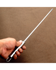 Long Stainless Steel Flat BBQ Skewer Set