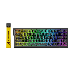 ATTACK SHARK X68 HE Rapid Trigger Mechanical Gaming Keyboard 60% Wired TKL with Adjustable Actuation,Hall Effect Magnetic Switch,8KHz Polling Rate,RGB Backlit,Top Mount for PC Mac Esport Gamer(Black)