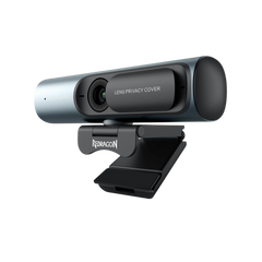 Redragon GW911 4K Webcam for PC, Ultra HD with Dual Noise-Cancelling Mic, PDAF Auto Focus, Auto Light Correction, Plug & Play, Privacy Cover – Works w/Zoom/Teams/Skype/Google Meet
