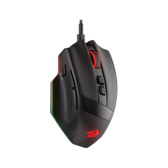 Redragon M923 Wired RGB Optical Gaming Mouse 24K DPI Remapping Keys | Stable Lag-Free Connection, Smooth Precise Tracking, Custom Macro Keybinds, Vibing Backlight, Ergonomic Grip Body Comfort