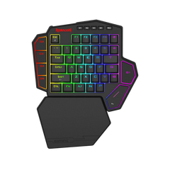 Redragon K585 HE Wired Rapid Trigger Magnetic One-Handed RGB Gaming Keypad | Silky POM Switches for Valorant FPS Precision, Zero Input Delay, 8K Polling, Dual-Module Structure, PRO Customize Software