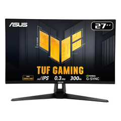 ASUS TUF Gaming 27” 1440P Monitor (VG27AQM5A) – QHD (2560 x 1440), 300Hz, 0.3ms, Fast IPS, Extreme Low Motion Blur Sync, Speakers, DisplayWidget Center, Gaming AI, Height Adjustment, 3 yr Warranty