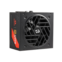 Redragon RGMS-1200W PRO 80+ Gold 1200 Watt Power Supply w/Upgraded ATX 3.1 & PCIe 5.1 Fully Modular, Compact 150mm Size, Smart ECO Low Noise Fan, 100% Japanese Capacitors, Full Mod Cables