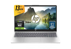 HP Laptop 15-fd0371nia 13th Gen Intel® Core™ i7-1355U 10-Cores, MX570 A 2GB, 16 GB DDR4 (Customized), 15.6" FHD IPS Micro Edge - Natural Silver