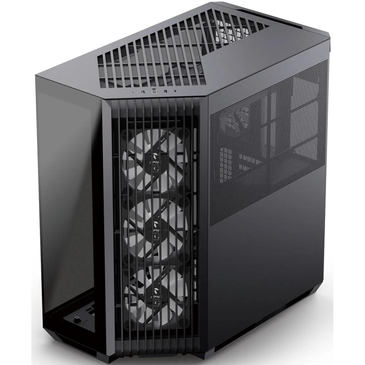 APNX ARGB PC case for desktop computer builds and component installation