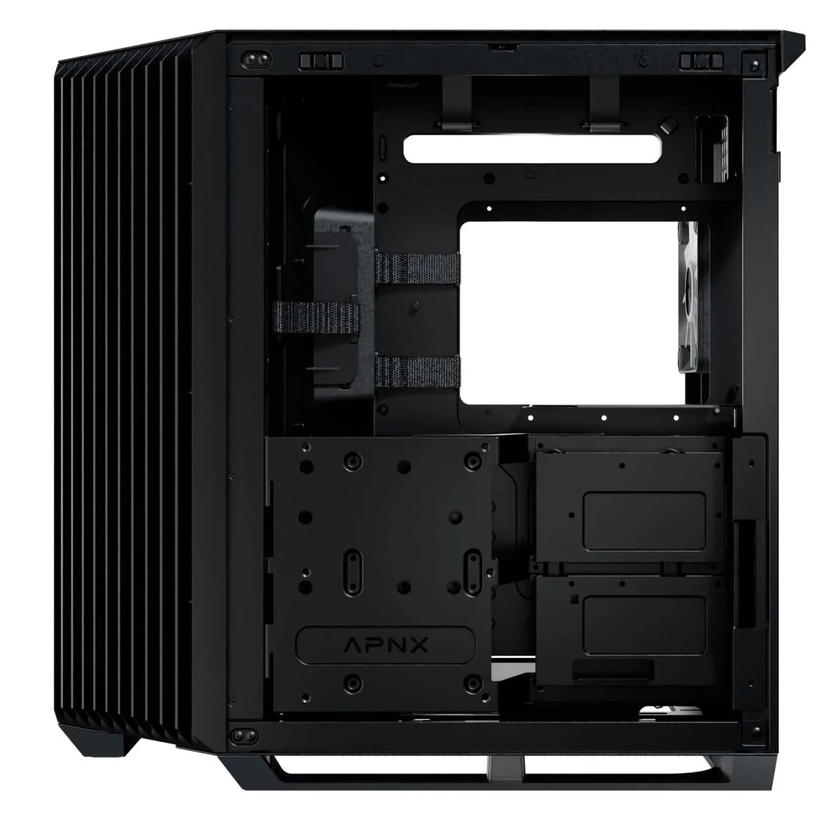 APNX ARGB PC case for desktop computer builds and component installation
