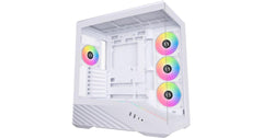 Lian Li V100R (Vector V100RW) MESH (White) ARGB ATX Mid Tower Tempered Glass Gaming Case W/ Type-C.