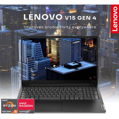 Lenovo V15 G4 (2024) New 7gen Amd Ryzen 5 4 Cores Budget Friendly Business Class W/ 2 Years Warranty , Black