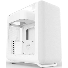 HYTE X50 ATX Mid Tower Modern Performance Case, Micro Mesh Ventilation, Thick Laminated Acoustic Glass (Snow White) | CS-HYTE-X50G-WW |