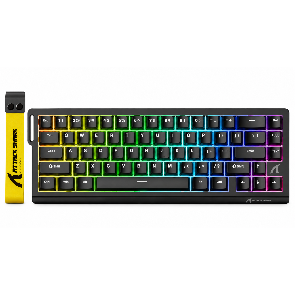 ATTACK SHARK X68 HE 65% Wired Magnetic Gaming Keyboard Black