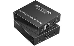 Lenkeng Lkv565kvm P Point To Point 4k 60hz Hdmi Hdr Kvm Extender Extender Kit Up To 70m Zero Latency Kvm Funion, 3.5mm Stereo Audio Output