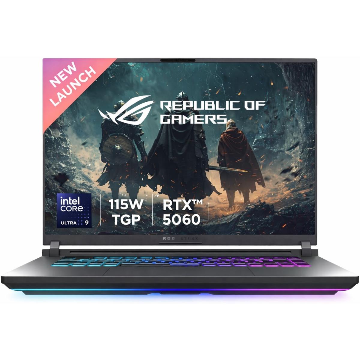 ASUS ROG Strix G16 (2025) G615LM NEW Intel Core Ultra 9 Gen II 275HX 24-Cores w/ NVIDIA RTX™ 5060 8GB DDR7 & IPS 165Hz Display , Volt Green