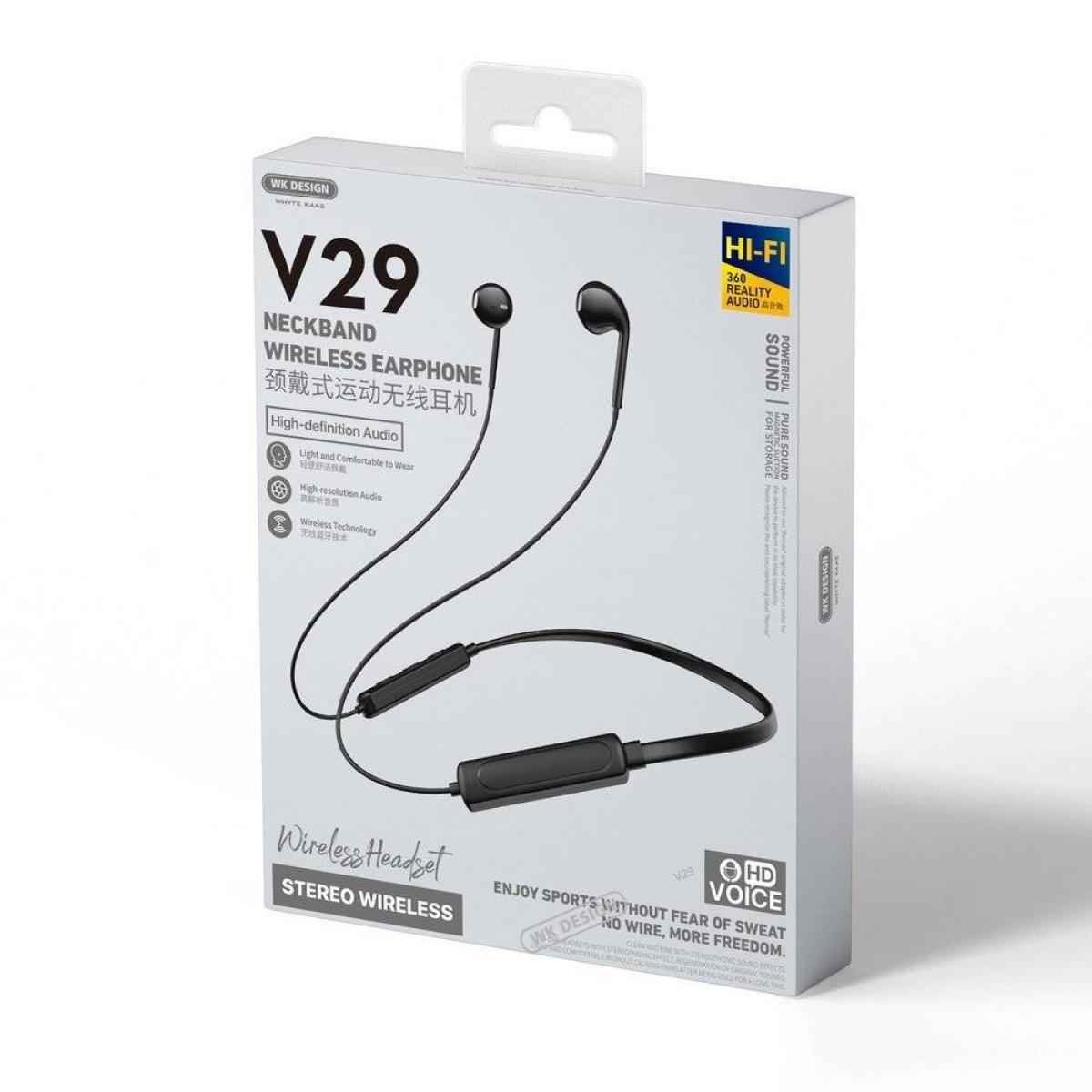 WK Design V29 Neckband Wireless Earphone