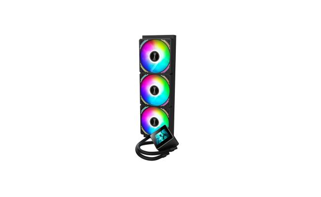 Huntkey Mvp V360 3 Fans Cpu Cooler Black