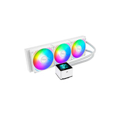 Huntkey MVP V360 3 Fans CPU Cooler -White