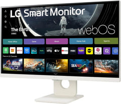 LG 25SR50F-W Smart Monitor 25-inch Full HD IPS with webOS and Built-in Speakers