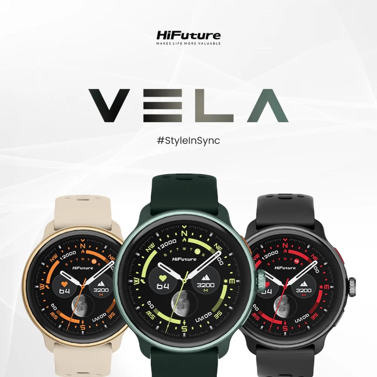 Hifuture Vela Smart Watch, 36mm