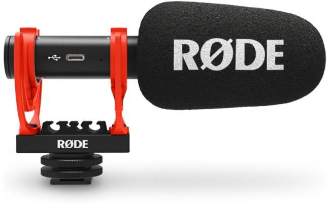 Rode microphone for audio recording