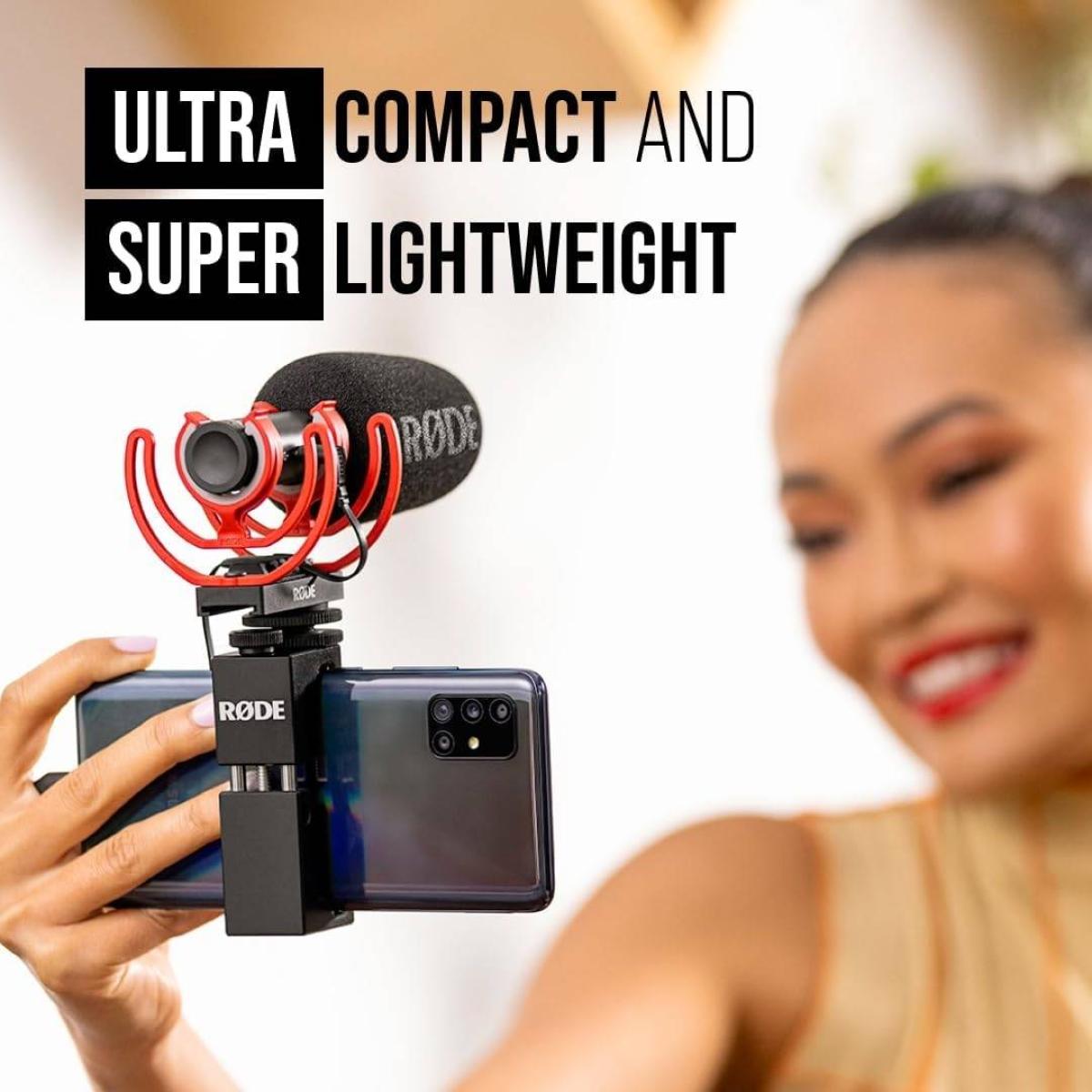 Rode microphone for audio recording