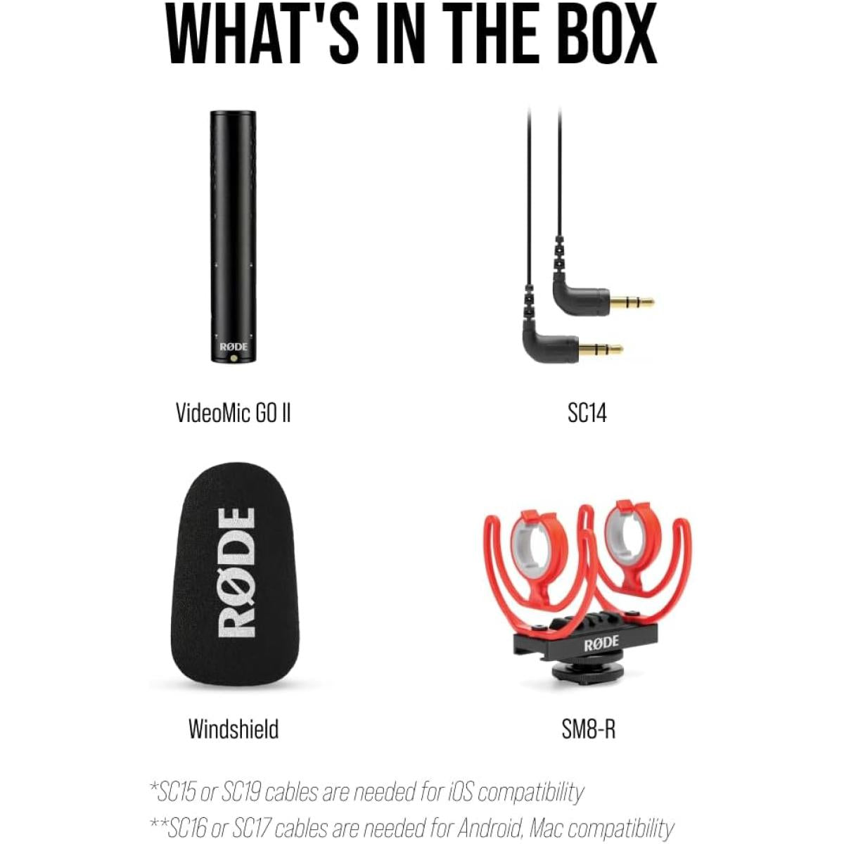 Rode microphone for audio recording