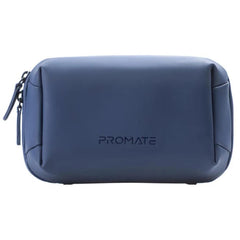 Promate Velvena Compa Tech Essential Organizer Pouch Bag With Multiple Compartments Blue - CompuMe