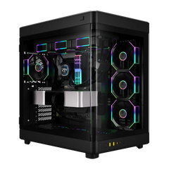 GAMDIAS NESO P1 PRO ARGB FULL TOWER GAMING CASE - BLACK