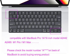 COVER FOR MACBOOK KEYBOARD WITH ARABIC LANGUAGE A2442 A2779 A2941 A2485 A2780 A2681 M2 M3 M4