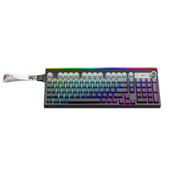 Meetion VibeKey B98 98% Tri-Mode Wireless Bluetooth Wired Membrane Gaming Keyboard -Black